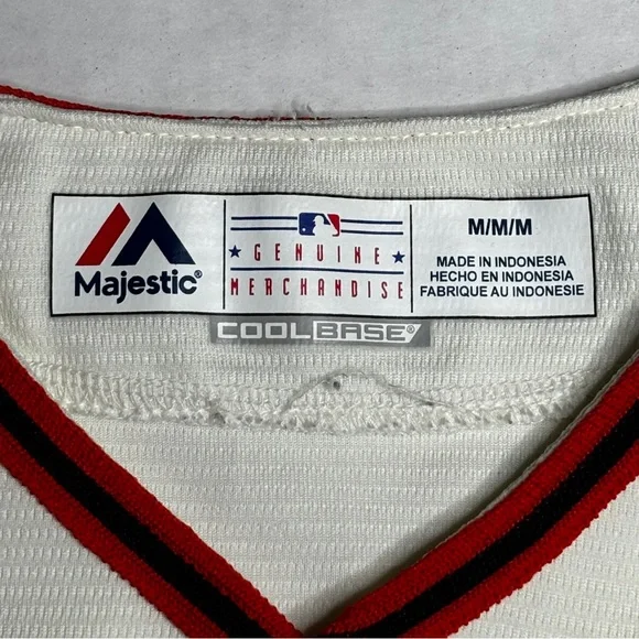 Majestic White and Black Giants Jersey - Picture 2 of 13